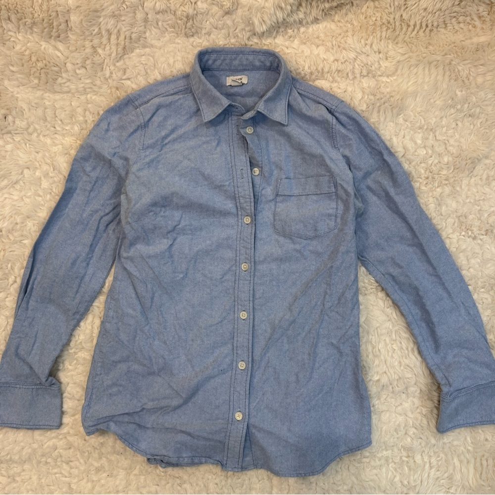 J. Crew Light Blue Casual Button-Down Shirt